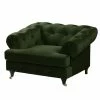 Jack & Alice Fauteuil Thory - Vert vieilli -loftscape Boutique sessel thory samt antikgruen 4897204