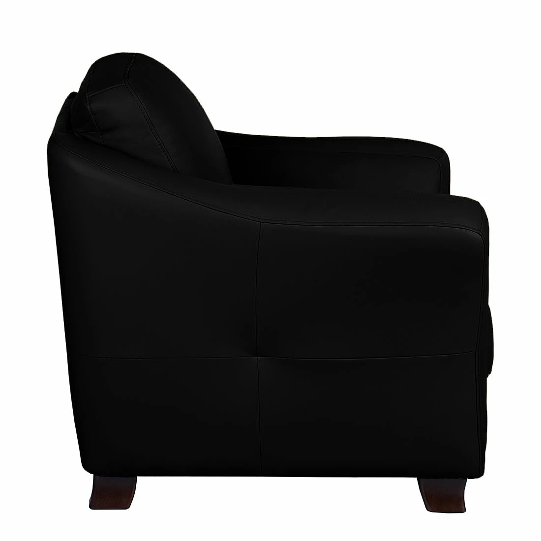 Modoform Fauteuil Toucy - Cuir véritable noir 7 Modoform Fauteuil Toucy - Cuir véritable noir – Image 5