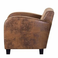 Ars manufacti Fauteuil Tullow - Aspect vieux cuir marron -loftscape Boutique sessel tullow antiklederlook braun 405127