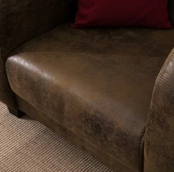 Ars manufacti Fauteuil Tullow - Aspect vieux cuir marron -loftscape Boutique sessel tullow antiklederoptik braun 4972132