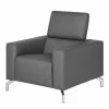 Fredriks Fauteuil Varberg - Imitation cuir -loftscape Boutique sessel varberg kunstleder grau 5065248