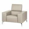 Loftscape Fauteuil Varberg XXL - Cuir véritable taupe -loftscape Boutique sessel varberg xxl echtleder taupe 1163818
