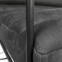 Ars manufacti Fauteuil Voda II - Gris foncé -loftscape Boutique sessel voda ii antiklederlook dunkelgrau 5044712