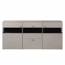 GWINNER Buffet Anzio - Tourbe mat - Avec éclairage 10 GWINNER Buffet Anzio - Tourbe mat - Avec éclairage -loftscape Boutique sideboard anzio ohne beleuchtung fango 4524076