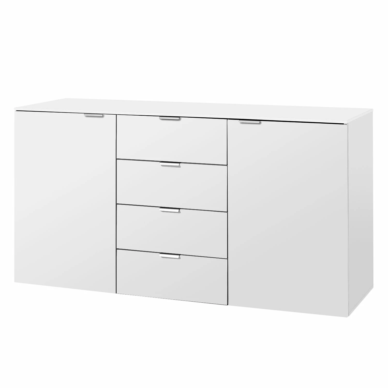 Express Möbel Buffet Carina I - Blanc polaire - Hauteur : 80 cm 3 Express Möbel Buffet Carina I - Blanc polaire - Hauteur : 80 cm