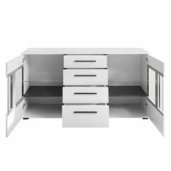 Roomscape Buffet Farson - Blanc brillant / Blanc -loftscape Boutique sideboard farson hochglanz weiss weiss 3696769