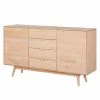 Mørteens Buffet Finsby - Hêtre massif - Hêtre blanc huilé 2 Mørteens Buffet Finsby - Hêtre massif - Hêtre blanc huilé -loftscape Boutique sideboard finsby buche massiv 3681709