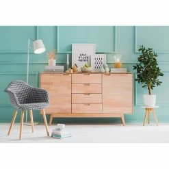 Mørteens Buffet Finsby - Hêtre massif - Hêtre blanc huilé 16 Mørteens Buffet Finsby - Hêtre massif - Hêtre blanc huilé -loftscape Boutique sideboard finsby buche massiv 4446128