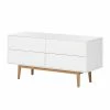 Mørteens Buffet Lindholm V - Chêne partiellement massif -loftscape Boutique sideboard lindholm v weiss matt eiche massiv 358646