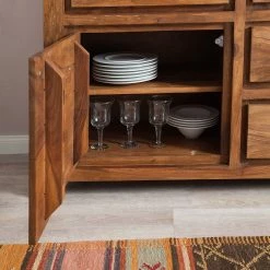 Ars Natura Buffet Ohio I - Sheesham massif ciré 18 Ars Natura Buffet Ohio I - Sheesham massif ciré -loftscape Boutique sideboard ohio i seesham massiv gewachst 3458333