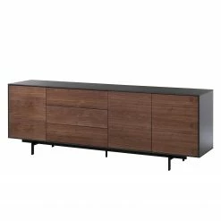 Eva Padberg Collection Buffet Payara - Noyer / Anthracite
