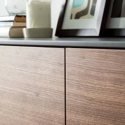 Eva Padberg Collection Buffet Payara - Noyer / Anthracite -loftscape Boutique sideboard payara walnuss schwarz 4372576