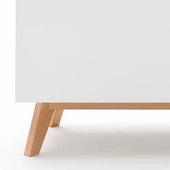 Mørteens Buffet Tenabo - Blanc mat / Chêne à nœuds -loftscape Boutique sideboard tenabo ii matt weiss asteiche 5237868