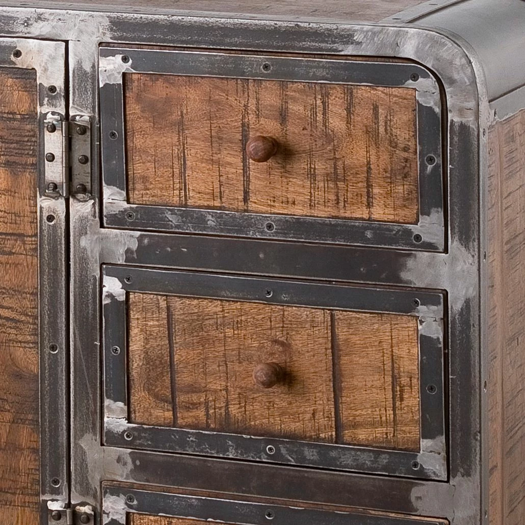 Ars manufacti Buffet Wharton I - Partiellement en acacia massif / Acier 14 Ars manufacti Buffet Wharton I - Partiellement en acacia massif / Acier – Image 12