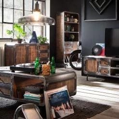 Ars manufacti Buffet Wharton I - Partiellement en acacia massif / Acier 18 Ars manufacti Buffet Wharton I - Partiellement en acacia massif / Acier -loftscape Boutique sideboard wharton i mango teilmassiv stahl 5212056