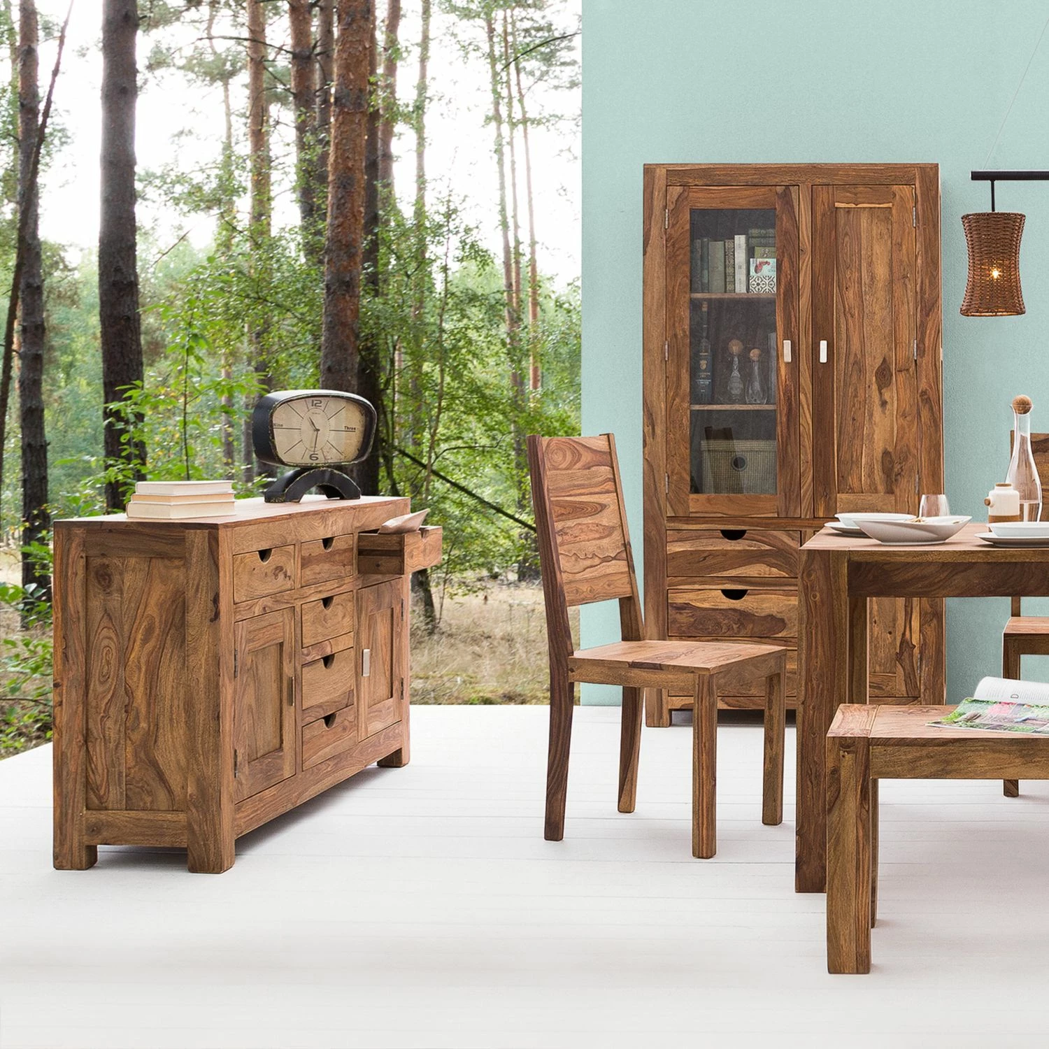 Wolf-Möbel Buffet Yoga II - Sheesham massif 4 Wolf-Möbel Buffet Yoga II - Sheesham massif – Image 2