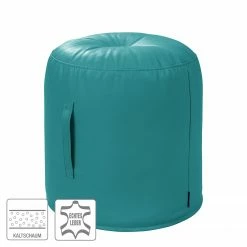 Says Who Tabouret Cilaos - Bleu pétrole -loftscape Boutique sitzhocker cilaos echtleder petrol 2994253