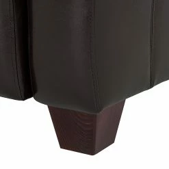 Maison Belfort Canapé La Habana (3 places) - Cuir synthétique Bycast marron foncé -loftscape Boutique sofa 3 sitzer milano kunstleder braun 252009