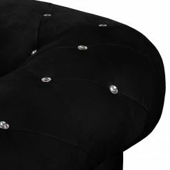 Jack & Alice Canapé Benavente I (2 places) - Noir -loftscape Boutique sofa benavente i 2 sitzer microfaser schwarz 4653120