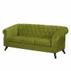 Jack & Alice Canapé Benavente I (3 places) - Vert gazon -loftscape Boutique sofa benavente i 3 sitzer microfaser grasgruen 4652516