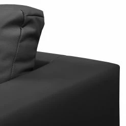 Ars manufacti Fauteuil Bexwell I - Imitation cuir - Cuir synthétique Madara: Noir -loftscape Boutique sofa bexwell 3 sitzer kunstleder schwarz 5052368 1