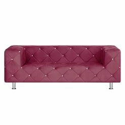 Home Design Canapé Carlotta (2 places) - Microfibre bordeaux 12 Home Design Canapé Carlotta (2 places) - Microfibre bordeaux -loftscape Boutique sofa carlotta 2 sitzer microfaser bordeaux 437705