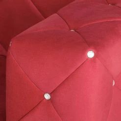 Home Design Canapé Carlotta (2 places) - Microfibre rouge 19 Home Design Canapé Carlotta (2 places) - Microfibre rouge -loftscape Boutique sofa carlotta 2 sitzer microfaser rot 388184