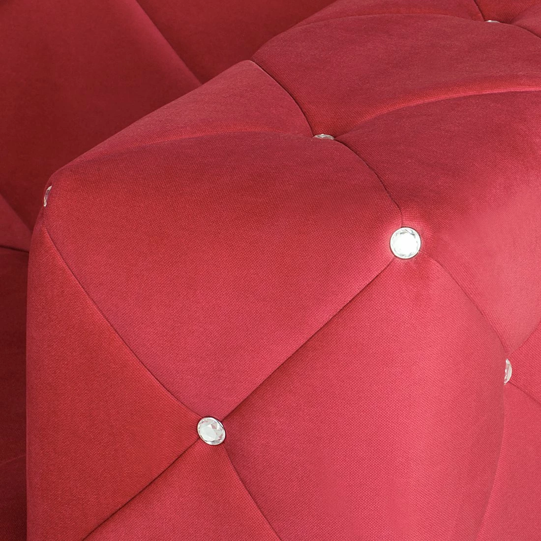 Home Design Canapé Carlotta (2 places) - Microfibre rouge 10 Home Design Canapé Carlotta (2 places) - Microfibre rouge – Image 8