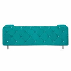 Home Design Canapé Carlotta (2 places) - Microfibre turquoise 14 Home Design Canapé Carlotta (2 places) - Microfibre turquoise -loftscape Boutique sofa carlotta 2 sitzer microfaser tuerkis 437663