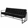 Jack & Alice Canapé Charm I (3 places) - Noir -loftscape Boutique sofa charm i 3 sitzer microfaser schwarz 4692140