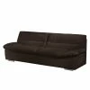 Cotta Canapé Doug (3 places) - Cuir véritable marron foncé -loftscape Boutique sofa doug 3 sitzer echtleder dunkelbraun 4385684