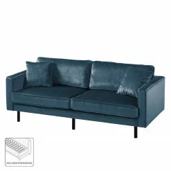 Eva Padberg Collection Canapé Edina (3 places) - Bleu foncé 14 Eva Padberg Collection Canapé Edina (3 places) - Bleu foncé -loftscape Boutique sofa edina 3 sitzer samt dunkelblau 4709048