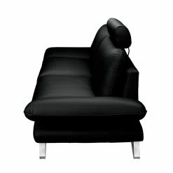 Fredriks Canapé Enzo (3 places) - Appui-tête réglable -loftscape Boutique sofa enzo 3 sitzer echtleder schwarz 420963