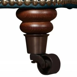 Jack & Alice Repose-pieds capitonné Esplanada - Petit format - Velours - Bleu foncé -loftscape Boutique sofa esplanada 3 sitzer microfaser dunkelblau 4504708