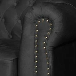 Jack & Alice Canapé Esplanada (2 places) - Noir 19 Jack & Alice Canapé Esplanada (2 places) - Noir -loftscape Boutique sofa esplanada 3 sitzer microfaser schwarz 4504560 1