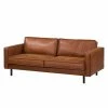 Ars manufacti Canapé 3 places FORT DODGE - Aspect cuir vieilli - Microfibre Yaka: Cognac -loftscape Boutique sofa fort dodge 3 sitzer antiklederlook cognac 4669724