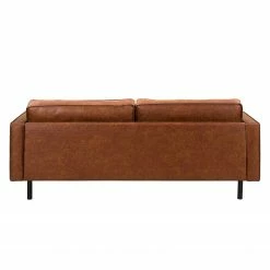 Ars manufacti Canapé 3 places FORT DODGE - Aspect cuir vieilli - Microfibre Yaka: Cognac 21 Ars manufacti Canapé 3 places FORT DODGE - Aspect cuir vieilli - Microfibre Yaka: Cognac -loftscape Boutique sofa fort dodge 3 sitzer antiklederlook cognac 4669736