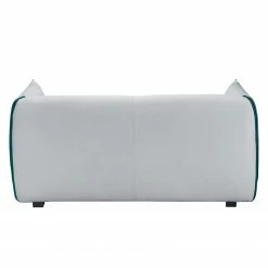 Fredriks Ensemble de salon Grady II (3-2-1) - Tissu - Gris clair / Turquoise -loftscape Boutique sofa grady webstoff ii 2 sitzer hellgrau tuerkis 4770544 1