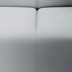 Fredriks Canapé Grady II (3 places) - Tissu - Gris clair / Turquoise -loftscape Boutique sofa grady webstoff ii 3 sitzer hellgrau tuerkis 4770196