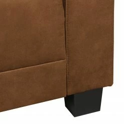 Loftscape Canapé Greenwood (2 places) - Aspect cuir vieilli - Microfibre Priya: Cognac -loftscape Boutique sofa greenwood 2 sitzer antiklederlook cognac 4493856
