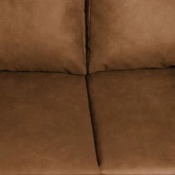 Loftscape Canapé Greenwood (2 places) - Aspect cuir vieilli - Microfibre Priya: Cognac -loftscape Boutique sofa greenwood 2 sitzer antiklederlook cognac 4493860