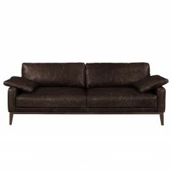 Ars manufacti Ensemble de salon Horley (3-2) - Cuir véritable - Marron foncé -loftscape Boutique sofa horley 3 sitzer echtleder dunkelbraun 4480536