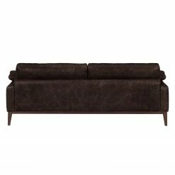 Ars manufacti Ensemble de salon Horley (3-2) - Cuir véritable - Marron foncé -loftscape Boutique sofa horley 3 sitzer echtleder dunkelbraun 4480544