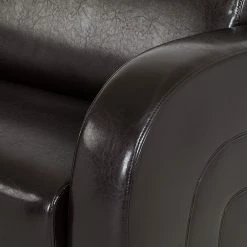 Maison Belfort Canapé La Habana (2 places) - Cuir synthétique marron -loftscape Boutique sofa la habana 2 sitzer bycast kunstleder dunkelbraun 256060