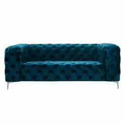 Jack & Alice Canapé Leominster (2 places) - Bleu marine 21 Jack & Alice Canapé Leominster (2 places) - Bleu marine -loftscape Boutique sofa leominster 2 sitzer samt marineblau 4999148