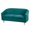 Mørteens Canapé Little (2 places) - Bleu pétrole -loftscape Boutique sofa little 2 sitzer stoff blau gruen 4825216