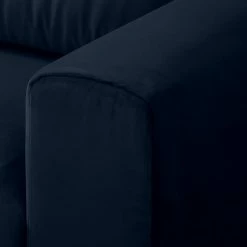Jack & Alice Canapé Lorcy (3 places) - Bleu foncé -loftscape Boutique sofa lorcy 3 sitzer samt dunkelblau 4892168