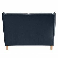Maison Belfort Ensemble de salon Luro (2-1) - Bleu foncé -loftscape Boutique sofa luro 2 sitzer strukturstoff dunkelblau 4542816