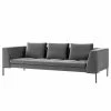 Studio Copenhagen Canapé Madison (3-Sitzer) - Velours Shyla: Gris -loftscape Boutique sofa madison 3 sitzer samt stoff shyla grau 5099652