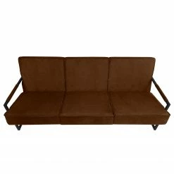 Ars manufacti Canapé Manchester IV (3 places) - Marron chocolat -loftscape Boutique sofa manchester iv 3 sitzer antiklederlook schokoladenbraun 5043732